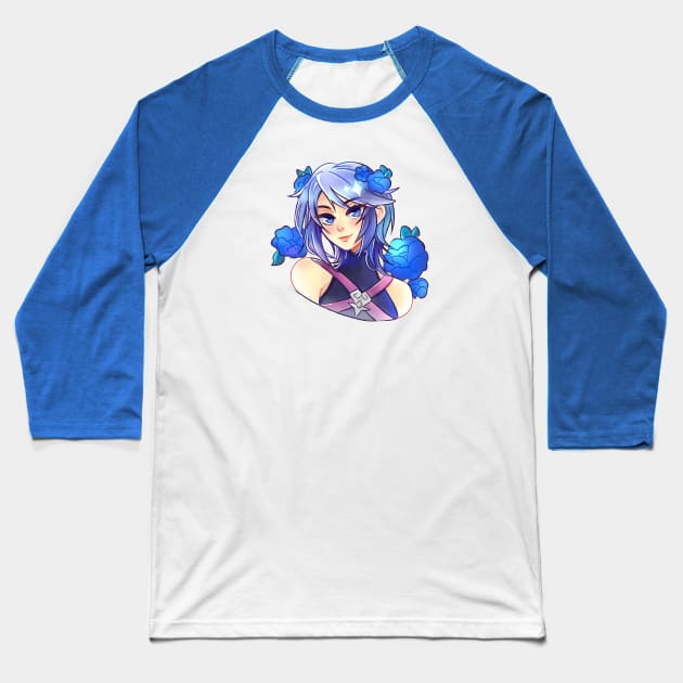 aqua 2 Baseball T-Shirt by pianta